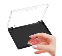 SKISUNO Palette Magnétique Vide pour Fards à Paupières, Format Compact, Plastique Robuste, Rangement Maquillage Professionnel, Usage Voyage, Couvercle Transparent Magnétique