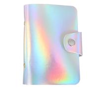 SKISUNO Paquet de Rangement pour Plaques de Stamping D’Ongles Étui pour Modèles D’Impression Laser Capacité 20 Feuilles 65X125 CM Design Holographique Multifonction pour Nail Art
