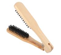 SKISUNO Peigne Double Face En Bois v Pour Coiffure Lissage Taille Unique Anti-frisottis Femme Cheveux Lisses Usage Quotidien