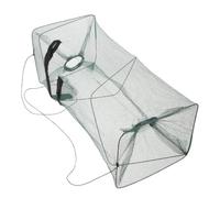 SKISUNO Piège à Écrevisses Pliable en Nylon et Métal, Filet Léger et Compact pour Pêche en Bord de Lac, pour Crabes, Crevettes et Carpes