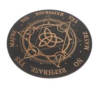 SKISUNO Planche Spirituelle en Bois Textes Divinatoires, Décoration Énergétique pour Autel et Outil de Radiesthésie pour Passionnés de Sorcellerie et Débutants