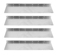 SKISUNO Protections de toit pour maison 4 pièces en fer, déflecteur de pluie de toit avec installation simple, résistance renforcée, pour gouttières et espaces extérieurs