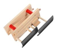 SKISUNO Quai de Gare en Bois à Deux Niveaux 1 Pièce Accessoire de Circuit de Train en Bois pour Garçon et Filles Modèle Décoratif Éducatif Compatible Jeux de Construction Créatif pour