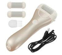 SKISUNO Râpe-pieds Électrique pour Enlever la Peau Dure, Exfoliant Peaux Mortes des Pieds, Poignée Confortable en Abs, Capacité 1200ma, pour Pédicure à Domicile Couleur Couleur Aléatoire