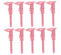 SKISUNO Règle à Sourcils Plastique 80mm 10 Pièces Pied à Coulisse Mesure Précision Outil Maquillage Microblading Positionnement Professionnel Usage Tatouage