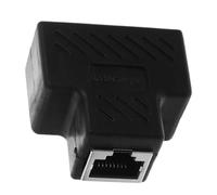 SKISUNO Répartiteur Rj45 Ethernet 1 vers 2, Module Noir en Plastique