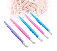 SKISUNO Repousse-cuticules Couleur Aléatoire en Plastique 10pcs Outil pour Enlever la Peau Morte, Travail pour Manucure Professionnelle pour Usage Maison et Salon