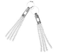 SKISUNO Sangle Antistatique pour Voiture et Assurer la Sécurité Automobile en Alliage de Zinc Argenté, 2pcs, Performance Fiable pour Prévenir L'électricité Statique