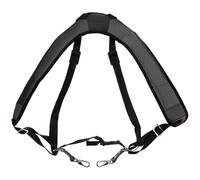 SKISUNO Sangle de djembé en mousse haute densité 20mm et maille aérée, noir, 1pc, prévention du glissement pour tambour africain sur scène