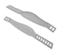 SKISUNO Sangles de Pédales de Vélo d'Exercice Réglables en Plastique Solide, Sangles Antidérapantes Compatibles Vélo Appartement Connecté et Entraînement Fitness