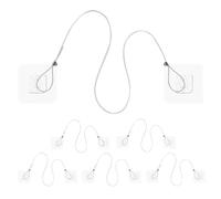 SKISUNO Sangles de Sécurité Adhésives Anti-basculement Kit 6 Pièces pour Meubles en Plastique et Acier Inoxydable, pour Garçon et Filles et Bébés à Domicile pour Commodes
