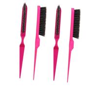 SKISUNO Set de 4 Peignes de Coiffure Professionnels Poils en Abs pour Démêlage et Coiffage Portable, pour Extensions et Cheveux, Hommes et Garçon et Filles