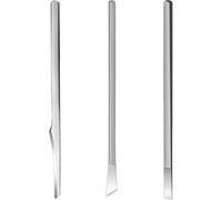 SKISUNO Set de Pédicure Professionnel 3pcs en Acier Inoxydable Argenté, Outil de Soin des Pieds pour Usage Maison et Salon, Kit de Coupe-ongles Anti-ongle Incarné