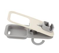 SKISUNO Support de Tasse de Bureau avec Clip Robuste Porte Gobelet Latéral Pratique et Support Accessoires Compatible Plupart Verres pour Bureau et Maison