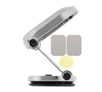 SKISUNO Support de Téléphone Voiture Magnétique Pliable en Aluminium Fixation Ventouse pour Conduite Sécurisée