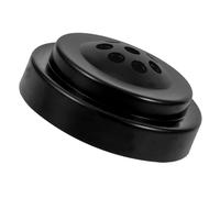 SKISUNO Support Drapeau Mini Porte-Drapeau Rond 8 Trous en Plastique Noir Extérieur Portable Facile à Ranger, pour Salle de Conférence ou Vitrine
