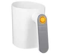 SKISUNO Tamis à Farine Électrique Portable Abs et Acier Inoxydable Tamis Cuisine Automatique pour Pâtisserie Fiable et Polyvalent pour Cuisson et Confiture