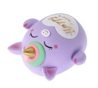 SKISUNO Tirelire Licorne Incassable Vinyle Pot à Économies et Décoratif pour Chambre et Bureau Cadeau Fille Garçon Fille