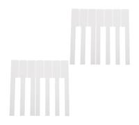 SKISUNO Touches Fonctions Pratiques et Design Créatif 52 Pièces pour Remplacement Blanc en Acrylique Piano pour Réparation Clavier Piano