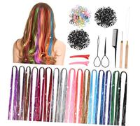 SKISUNO Trousse à Cheveux Mèches De Cheveux Pour Tresses Colorées L'animal De Compagnie