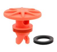 SKISUNO Valve de Dégonflage Rapide pour Sup Gonflable Adaptateur de Pompe, Soupape de Purge Orange et Accessoires pour Sports Aquatiques