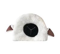 Skitouren Bonnet pour homme en laine d'agneau Bonnet à petits pains Cache-oreilles doux Bonnet de dessin animé Bonnet d'agneau Béret pour homme Laine, Wh2, taille unique