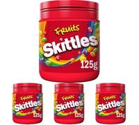 SKITTLES - Bonbons au goût Fruits - Boîte de 125g (Lot de 4)