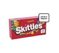 SKITTLES - Bonbons enrobés goût Fruits -Boîtes de 45g (Lot de 8)