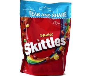 SKITTLES Bonbons tendres dragéifiés Fruit Pouch - 350 g