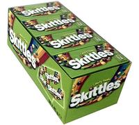 Skittles Crazy Sours, Bonbons Fruités à Mâcher, 16 Paquets de 45 gr