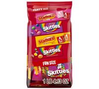 Skittles Original, Wild Berry & Starburst et FaveReds Mélange de bonbons d'Halloween Taille amusante Emballage individuel pour tours ou friandises, fête d'Halloween et plus encore, 570,7 g