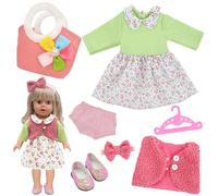 SKJJM Vêtements de Poupée pour New Born Baby, New Born Vêtements (Pas de Poupée), Vêtements de Poupée pour Enfants, Filles, Garçons, Fête des Enfants, Anniversaire, Noël, Thanksgiving