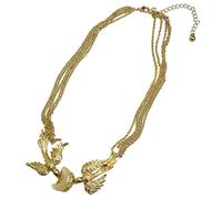 SKJUBLPG Collier Pendentif Argent Bijoux Hommes Femmes Necklace Collier Femme Or