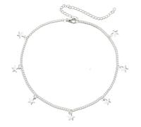 SKJUBLPG Collier Pendentif Argent Bijoux Hommes Femmes Necklace Collier Pour Femmes, Chaîne De Clavicule, Bijoux N296-02