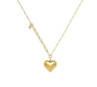 SKJUBLPG Collier tendance exquis en forme de cœur avec pendentif d'amour chic pour femme pour un usage quotidien