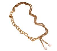 SKJUBLPG Double chaîne cubaine en forme de Y avec coutures en forme de Y pour un usage quotidien