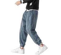 SKJUBLPG Homme Jeans Jean Men Legging Jeunes Pieds Fermés Cordon M Blue360