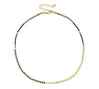 SKJUBLPG Un élégant collier de perles qui fait une déclaration. Beau, polyvalent, peut être porté avec tout, adjustable, Cristal