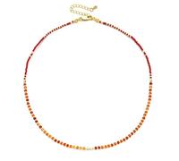 SKJUBLPG Un élégant collier de perles qui fait une déclaration. Beau, polyvalent, peut être porté avec tout, adjustable, Cristal