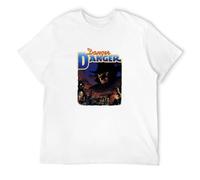 SKKCOR DYYSKE Danger Danger Naughty Naughty Band Reprint Cotton S-3Xl Black Men T-Shirt White XXL