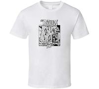 SKKCOR DYYSKE Graphic Cold Wars The Rezillos Punk 70S New Shirt Black White Men's White XXL
