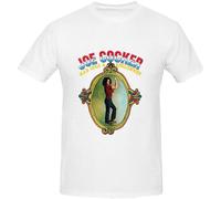 SKKCOR DYYSKE Joe Cocker Mad Dogs Englishmen Mens Funny T Shirts O Neck White XXL