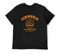 SKKCOR DYYSKE Kurz Cimmeria Warrior Academy Conan The Barbarian Men's T-Shirt Black S