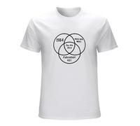 SKKCOR DYYSKE Men's 1984 Brave New World Fahrenheit 451 Conspiracy T-Shirts White XXL