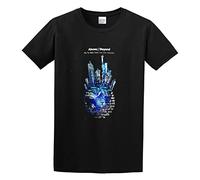 SKKCOR DYYSKE Men's Above and Beyond Fly to New York Feat Cotton T Shirt Black XL