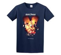SKKCOR DYYSKE Men's Above and Beyond Love is Not Enough Cotton T Shirt Navy 3XL