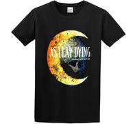 SKKCOR DYYSKE Men's As I Lay Dying Shadows are Security Cotton T Shirt Black S