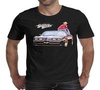 SKKCOR DYYSKE Mens Black T-Shirts Burt Reynolds Smokey and The Bandit O-Neck Short Sleeve Cotton 3XL