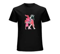 SKKCOR DYYSKE Men's Captain Beefheart Shiny Beast Funny Men T-Shirts Black XXL