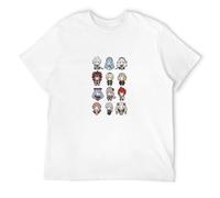 SKKCOR DYYSKE Men's Fire Emblem Fates T-Shirts White M